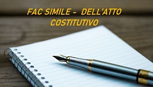 fac simile atto costitutivo