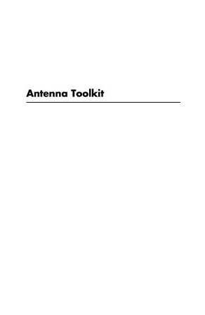 antenna toolkit